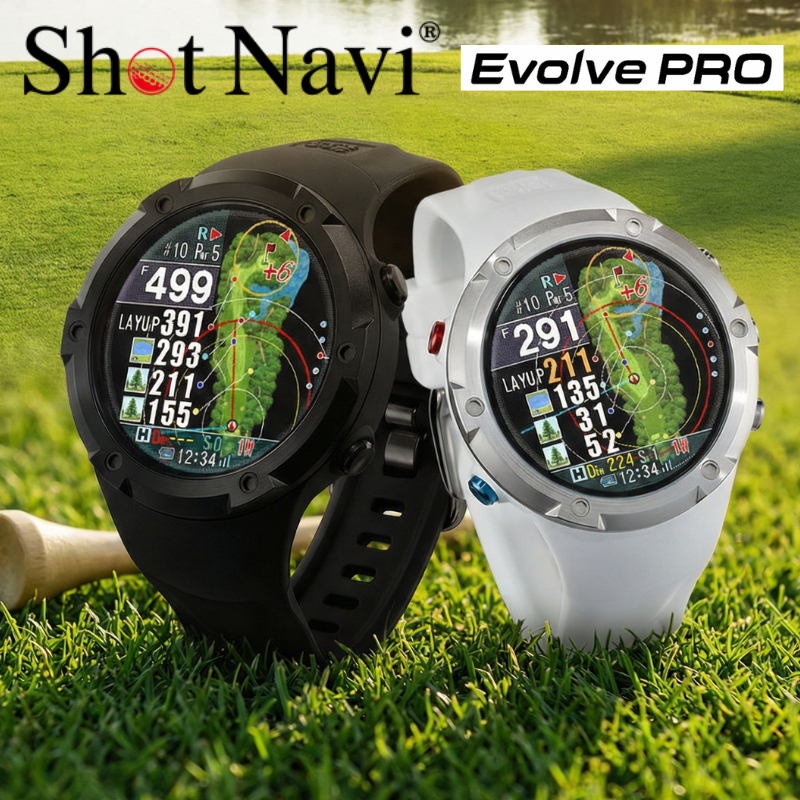 ShotNavi Evolve PRO GPS Golf Navigator/Rangefinder/Watch Latest