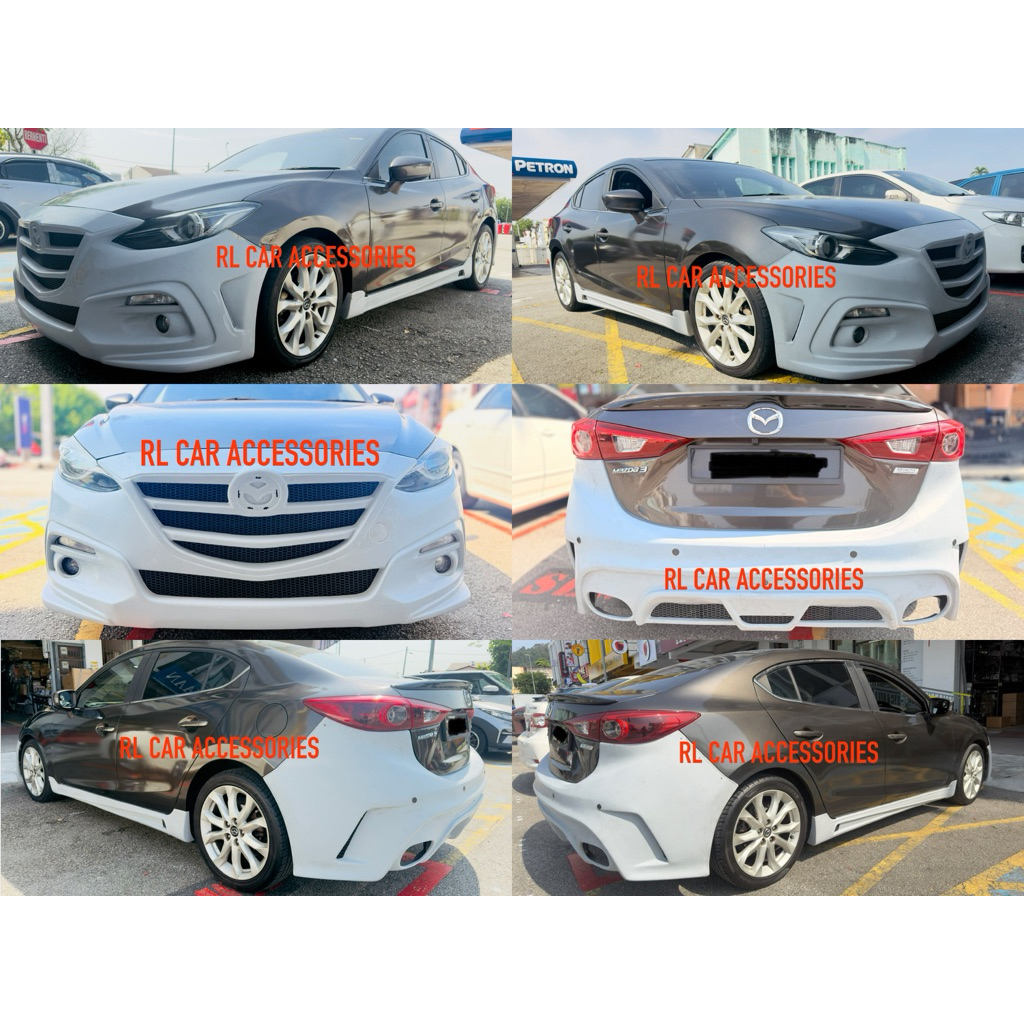 Mazda 3 sedan HB skyactiv knight sport KS style bodykit body kit 2013 ...