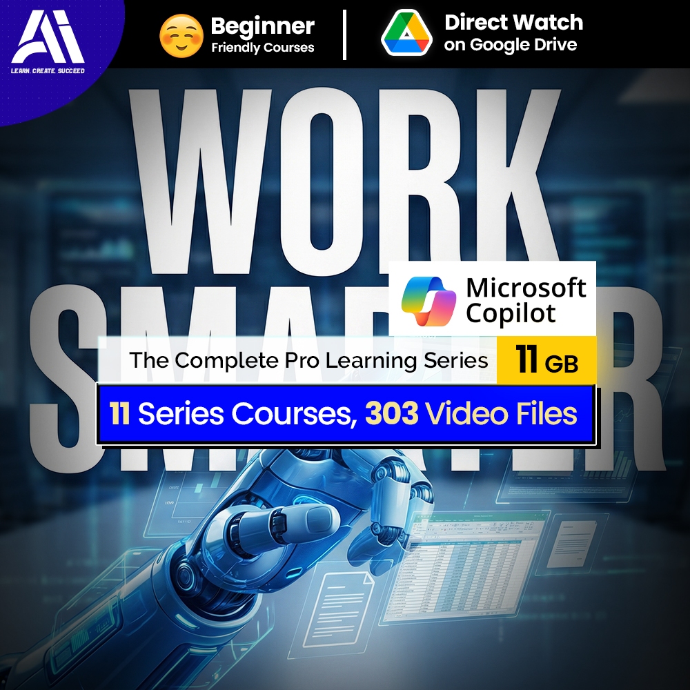 303 Microsoft Copilot Video Courses Bundle | 11 set Copilot 2025 Video ...