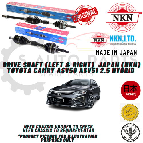 TOYOTA CAMRY ASV50 ASV51 DRIVE SHAFT -BRAND NKN 100% ORIGINAL MADE in ...