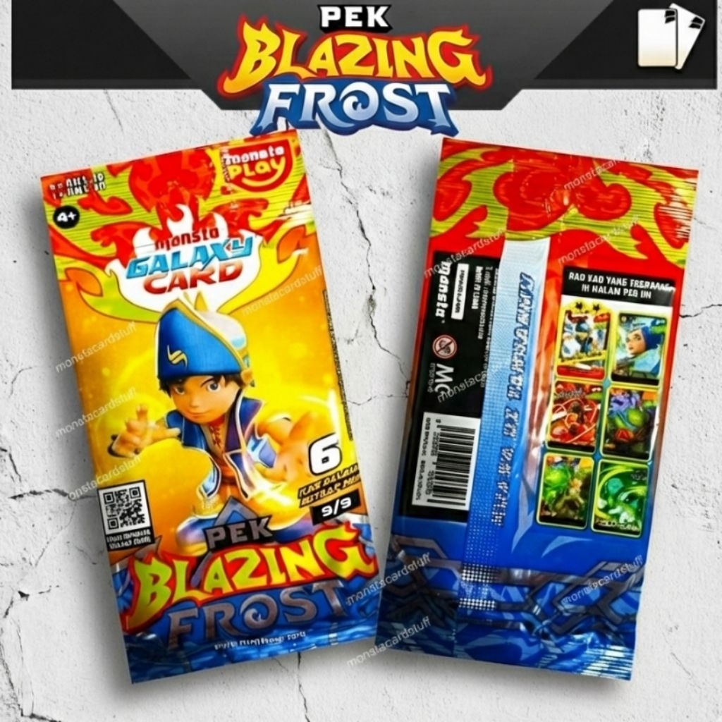 Monsta Galaxy Card SR Secret Rare Gold Card Heroes Unite Blazing