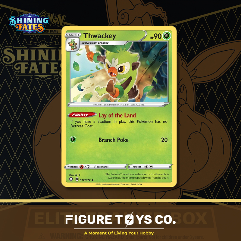 pokemon card thwackey Thwackey - 13/202 - Sword & Shield main image 1