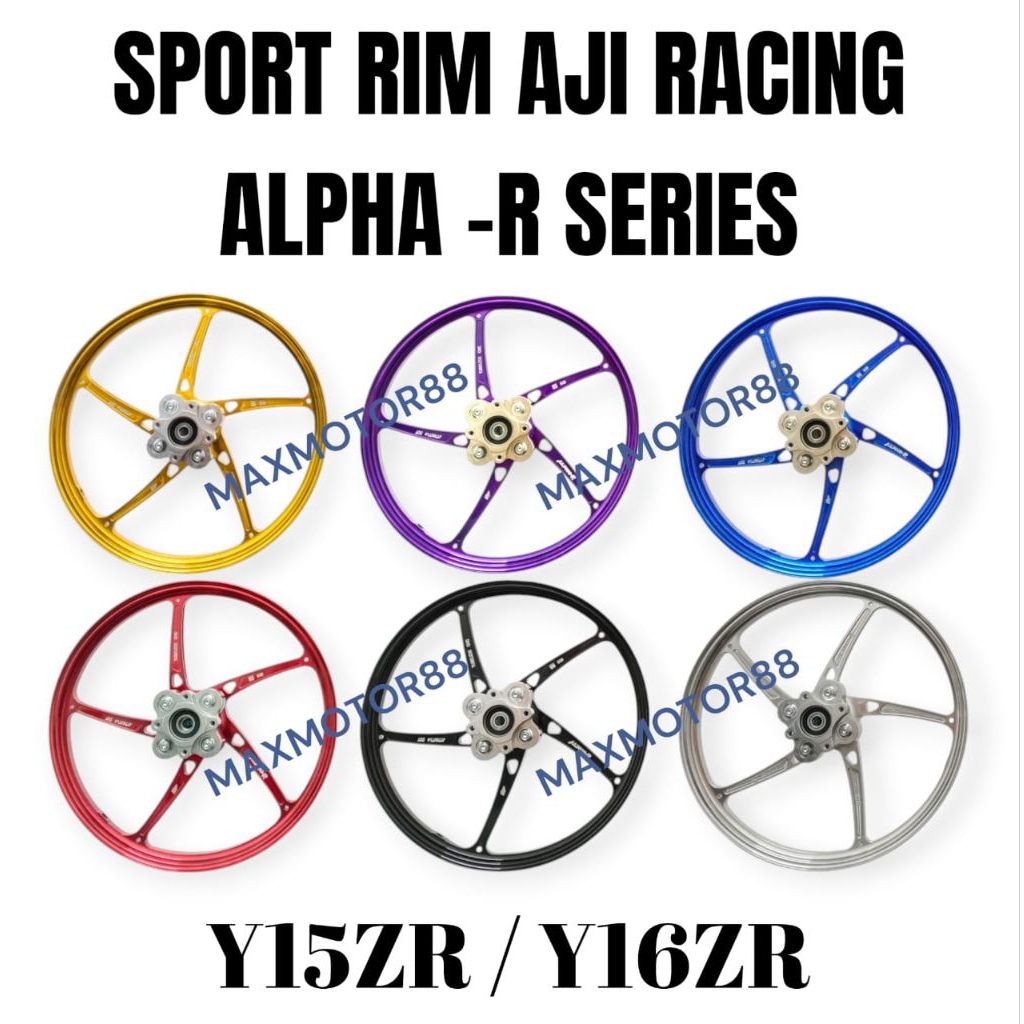 Sport Rim Custom Aji Racing Alpha-R - Y15ZR / Y16ZR | Shopee Malaysia