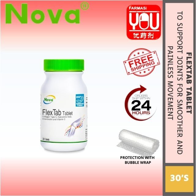 NOVA FLEXTAB 30'S (TABLETS) -For Joint Health | Shopee Malaysia