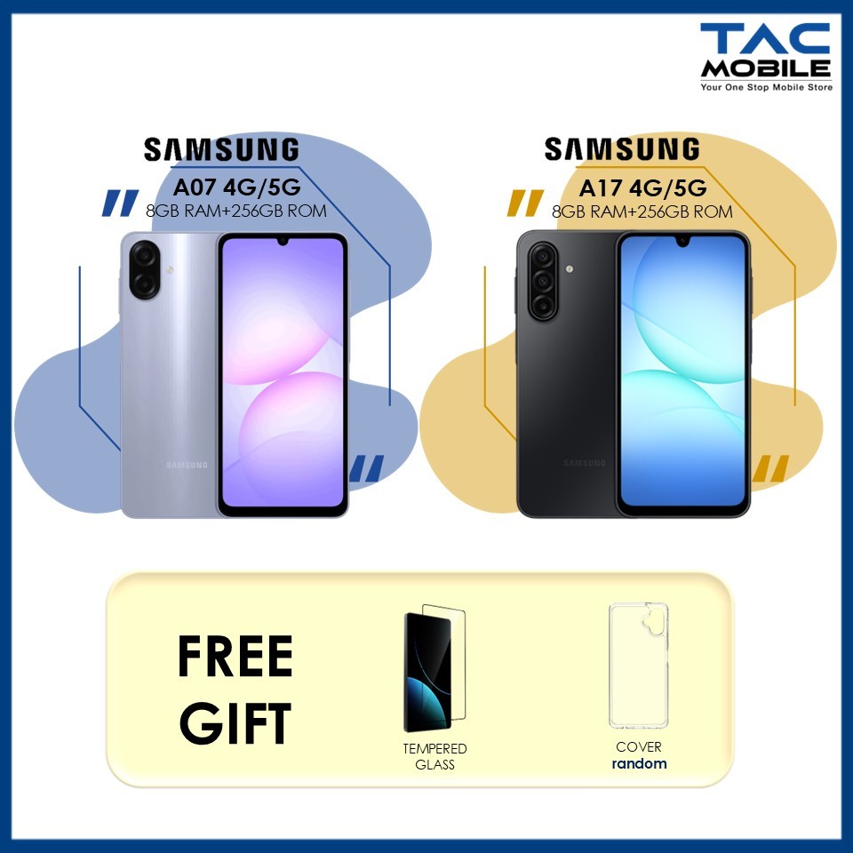 (Ready Stock) SAMSUNG GALAXY A07 /SAMSUNG GALAXY A17 5G / SAMSUNG A17 4G 100% ORIGINAL SAMSUNG MALAYSIA