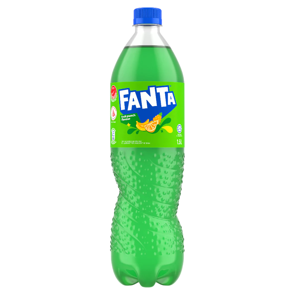 Pati AIR FANTA HIJAU Sedap, Tinggal Tambah Air Letak Ais, Siap!