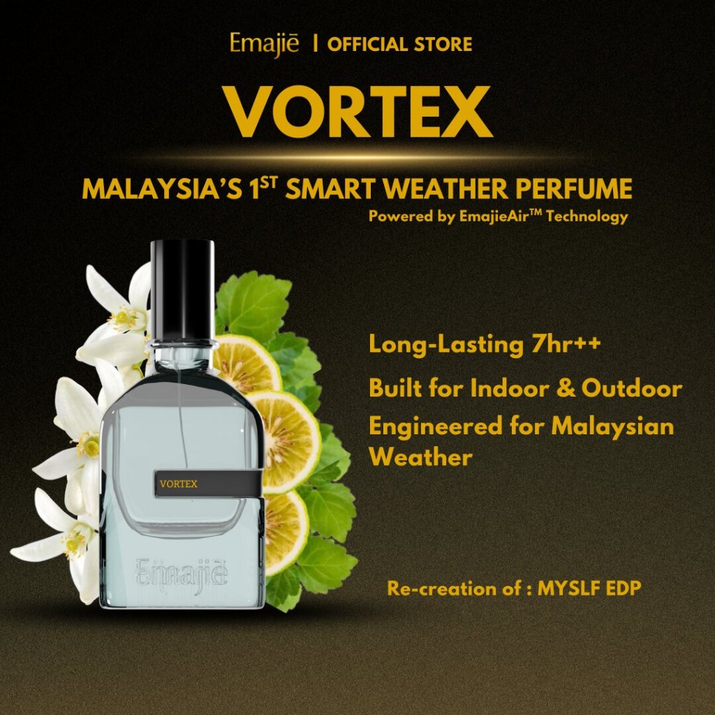 EMAJIE VORTEX Perfume for Men 30ml Long Lasting Muslim Friendly ...