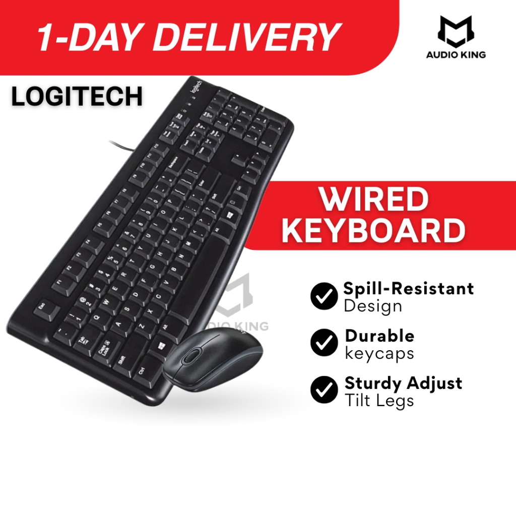 Logitech MK120 Classic Desktop Keyboard Mouse Combo ( 920-002565 ...