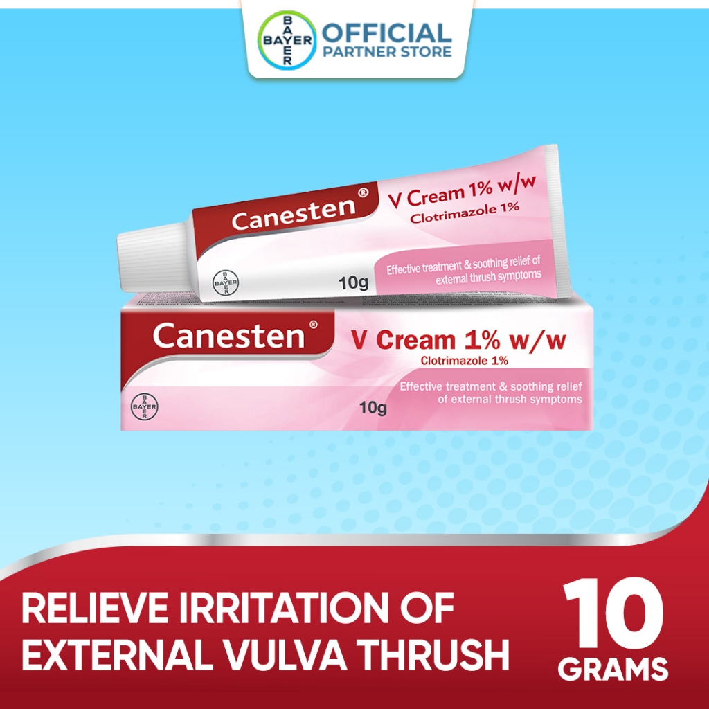 Canesten V Cream 1% For External Thrush Treatment (10g) | Shopee Malaysia