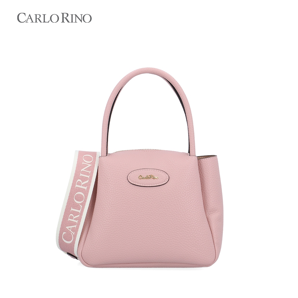 Carlo Rino CR Petite Script Top Handle Bag - Pink | Shopee Malaysia