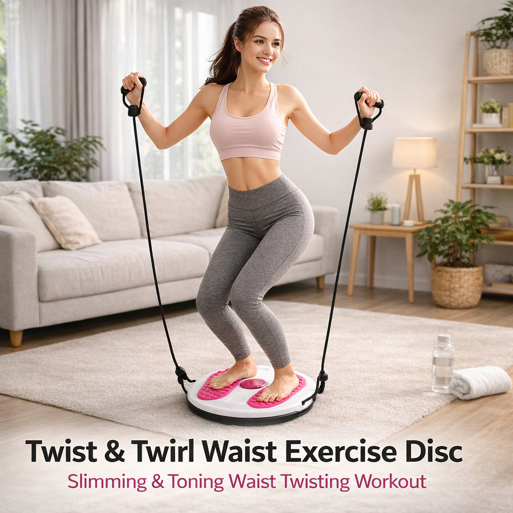 Twist & Twirl Waist Exercise Disc Slimming and Toning Waist Twisting ...
