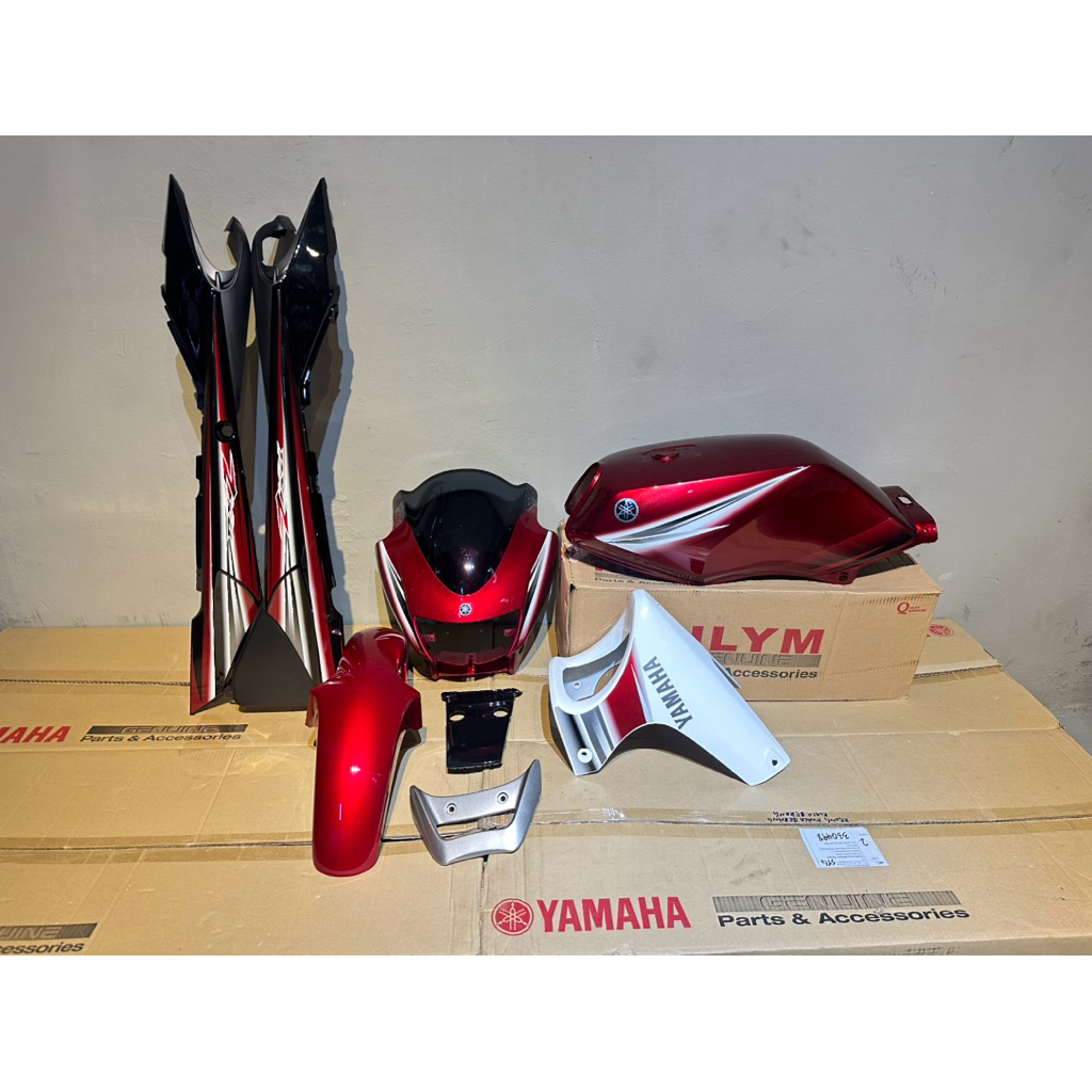 YAMAHA COVERSET ORIGINAL HLY💯 RXZ CATALYZER -MERAH SKALA LAST MODEL ...