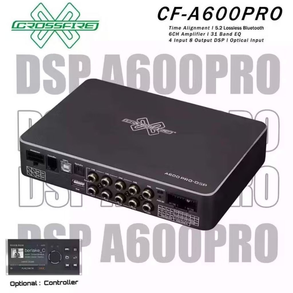 crossfire a600 pro 8ch channel 6x60watt dsp | Shopee Malaysia