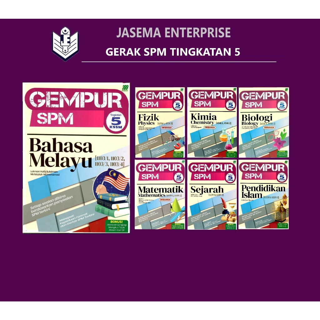 Gempur SPM Tingkatan 5 Bm | English | Mate Tambahan | Sains | Biologi ...