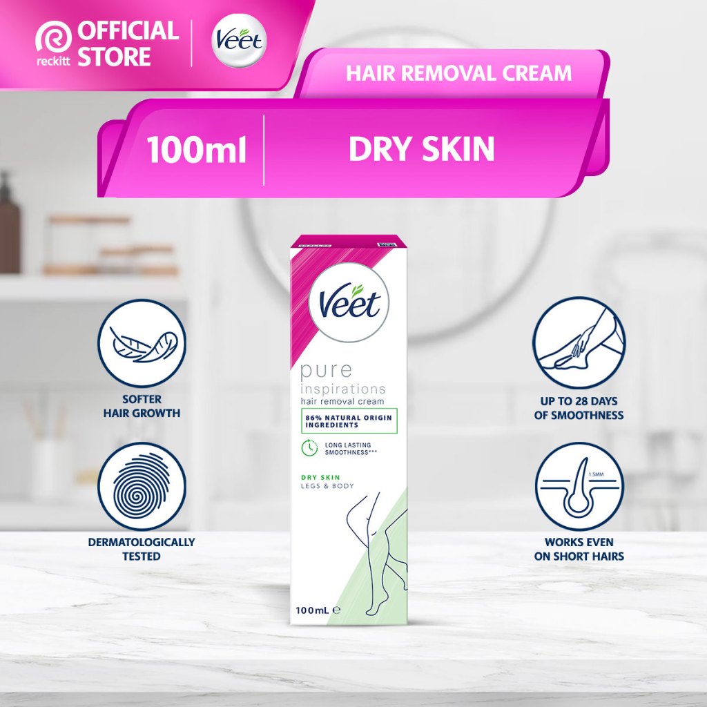 Veet Cream - Dry Skin (100ml) | Shopee Malaysia