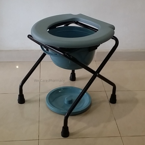 PROMEDICTECH Folding Toilet Aid, 5 In 1 Commode Chair, Raising Walking ...