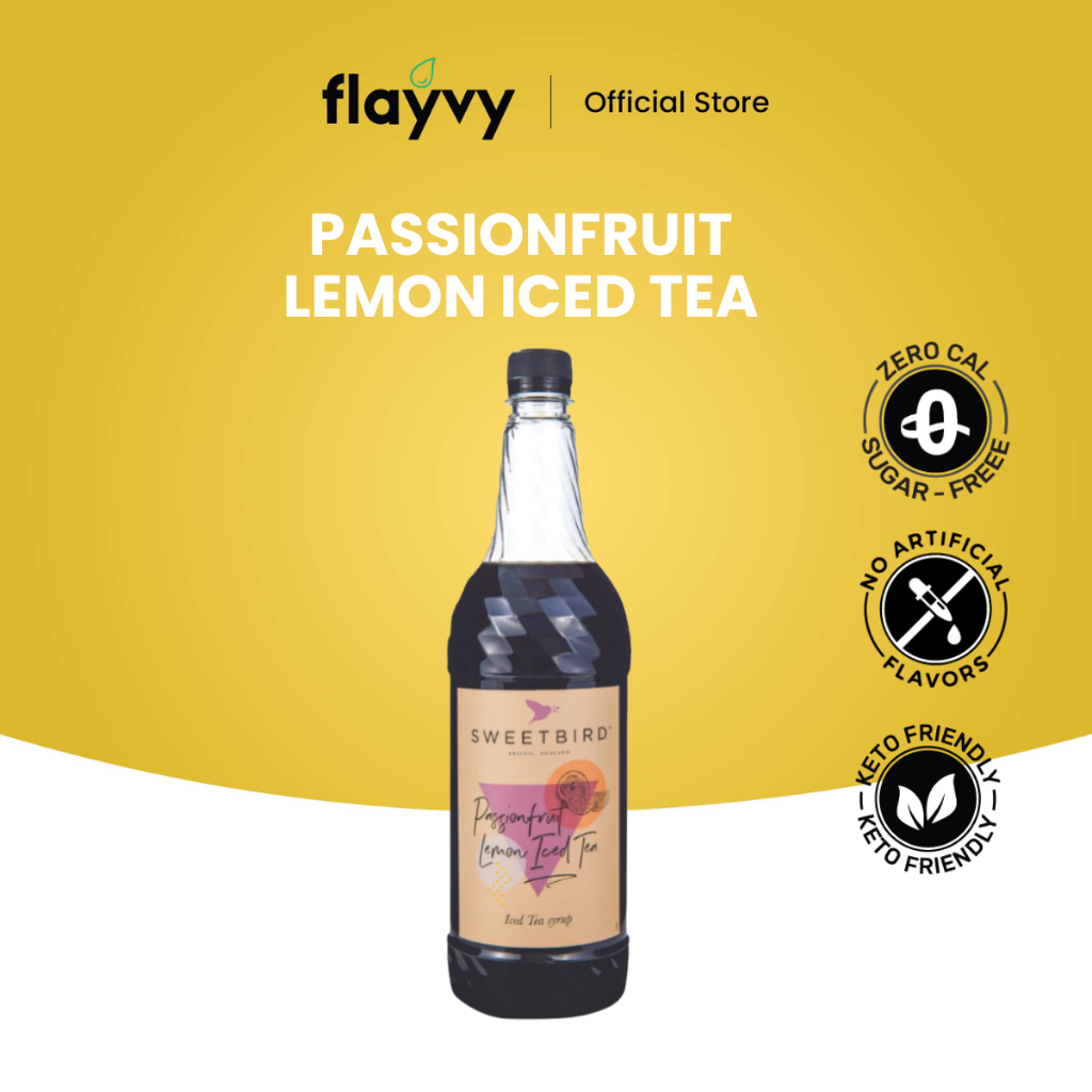 [EXPIRED APRIL 2026] Sweet Bird Syrup Passionfruit Lemon Iced Tea ...
