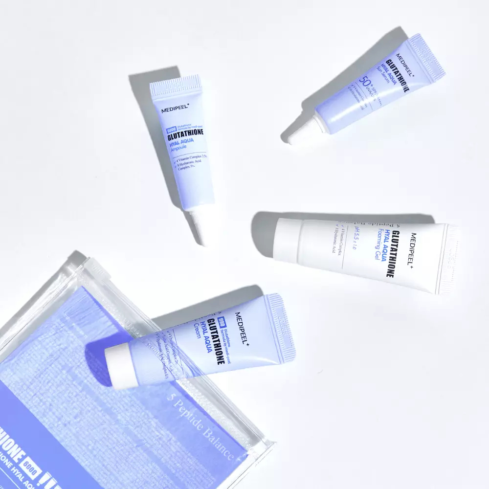 medi peel glutathione hyal aqua cream Medipeel Glutathione Hyal Aqua Trial Kit