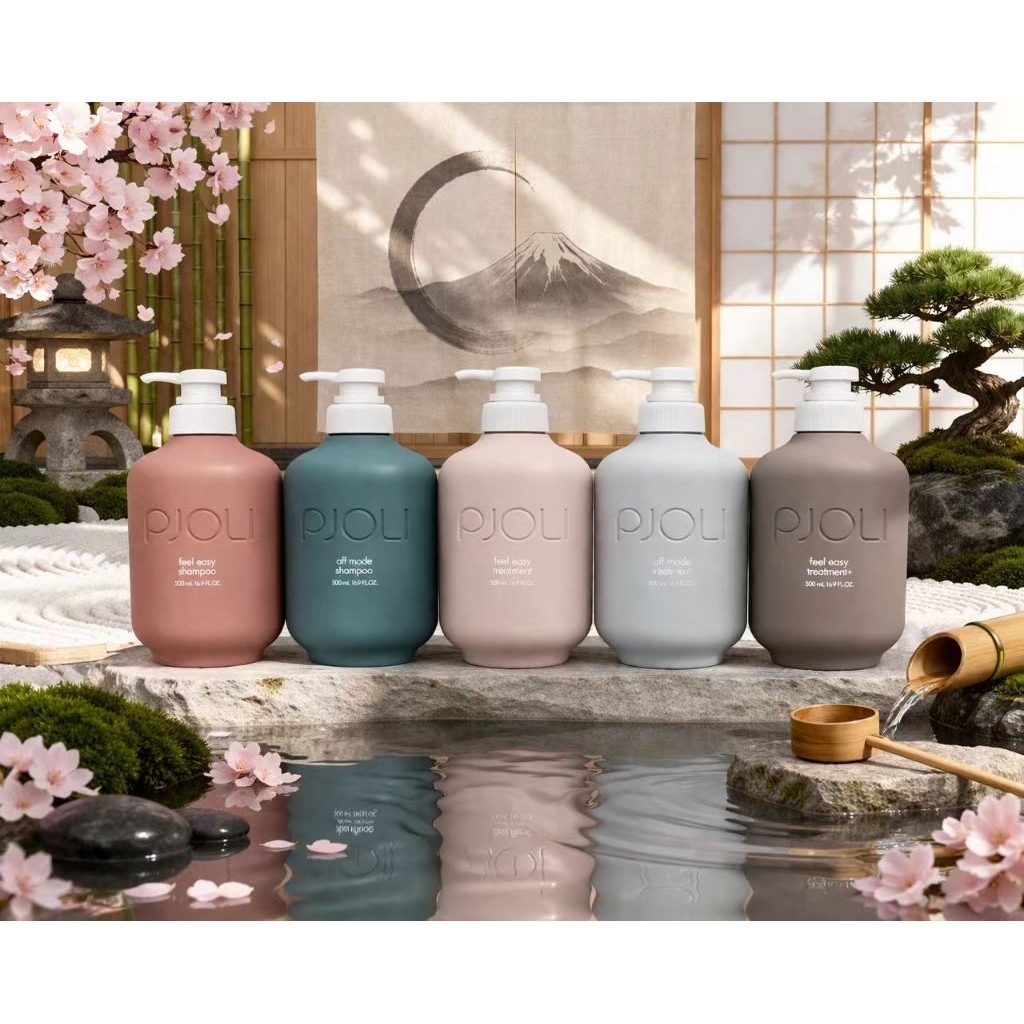 Milbon Pjoli Feel Easy Treatment/Shampoo 500ml/1Lt Original