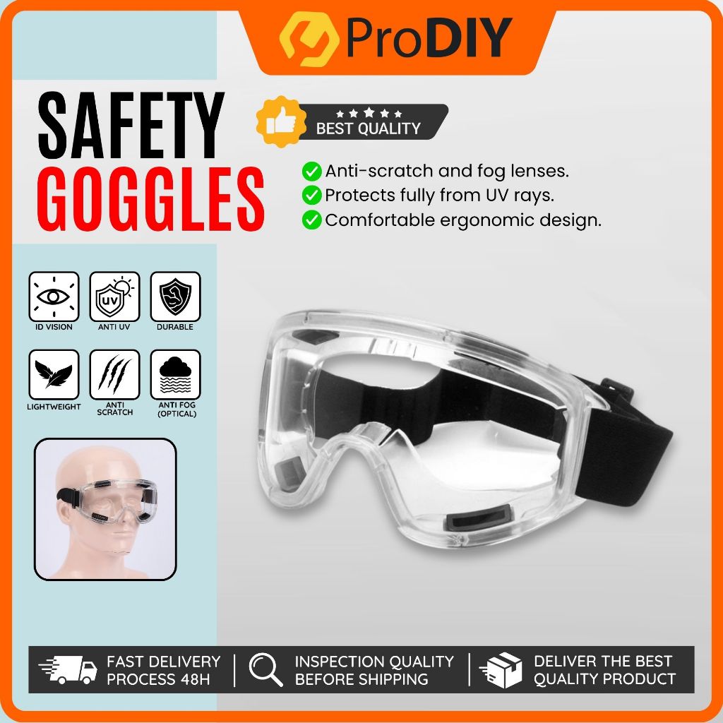 Safety Spectacle Professional Safety Goggles Anti-virus Anti-dust ...