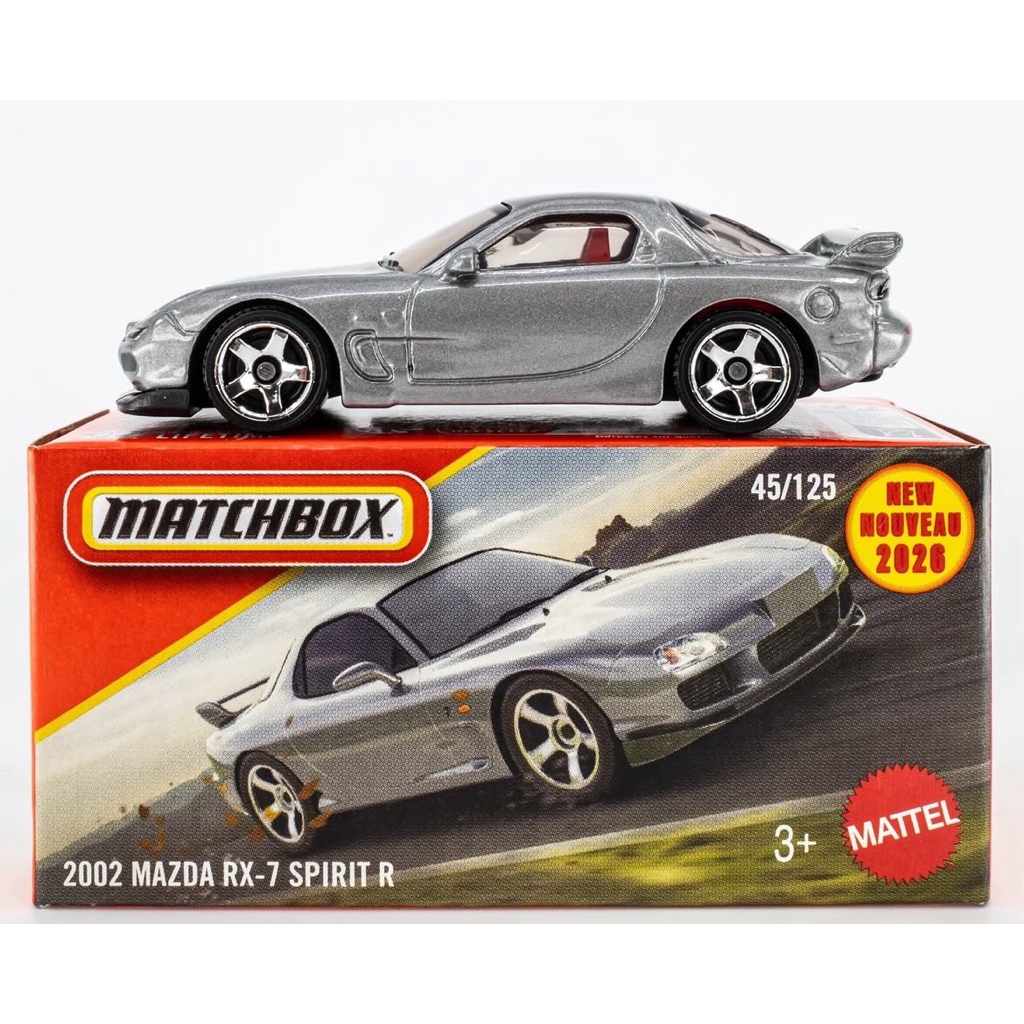 [READY STOCK] Matchbox Mix G 2026 - 2002 Mazda RX-7 Spirit R (Silver ...