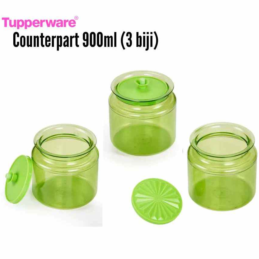 Tupperware Counterpart 900ml Balang Kuih Raya Kedap Udara Air Tight ...