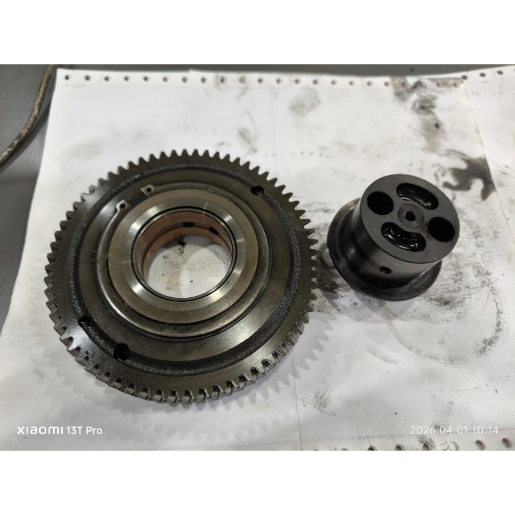 SEKEND HEND TERPAKAI ORI 2KD 1KD Engine Timing Idle Shaft Gear + Idle ...
