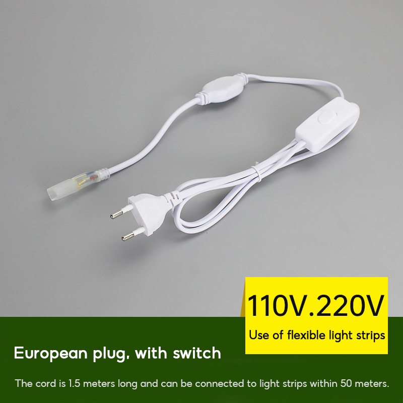 Connector & Plug & Fixed buckle for Led Neon Light Strip Aksesori Lampu ...