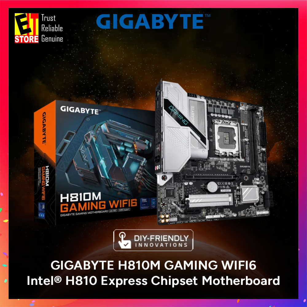 Gigabyte H810M GAMING WIFI6 (Intel H810 Express Chipset/LGA1851 socket ...
