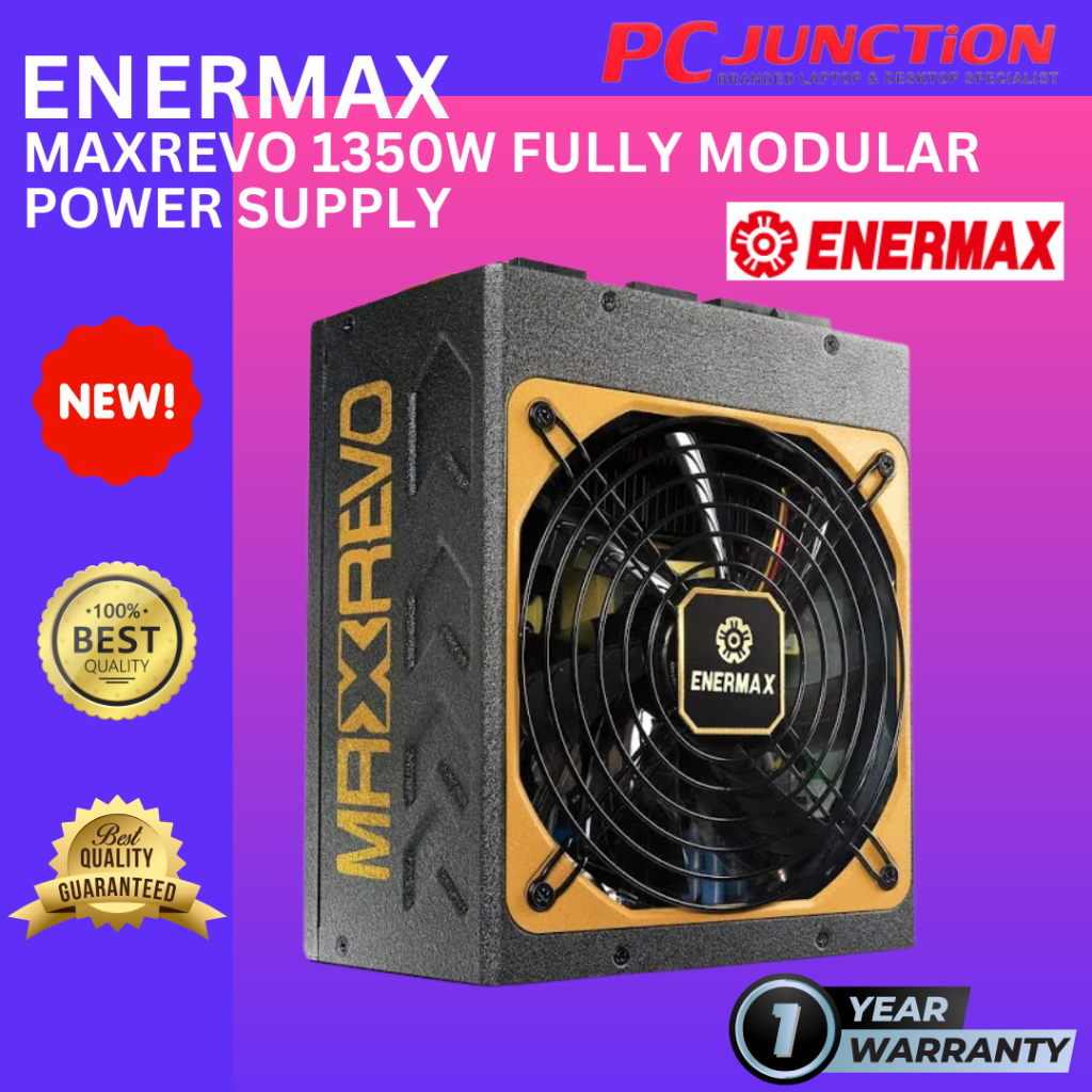 POWER SUPPLY ENERMAX MAXREVO 1350W FULLY MODULAR [COMPLETE BOX ...