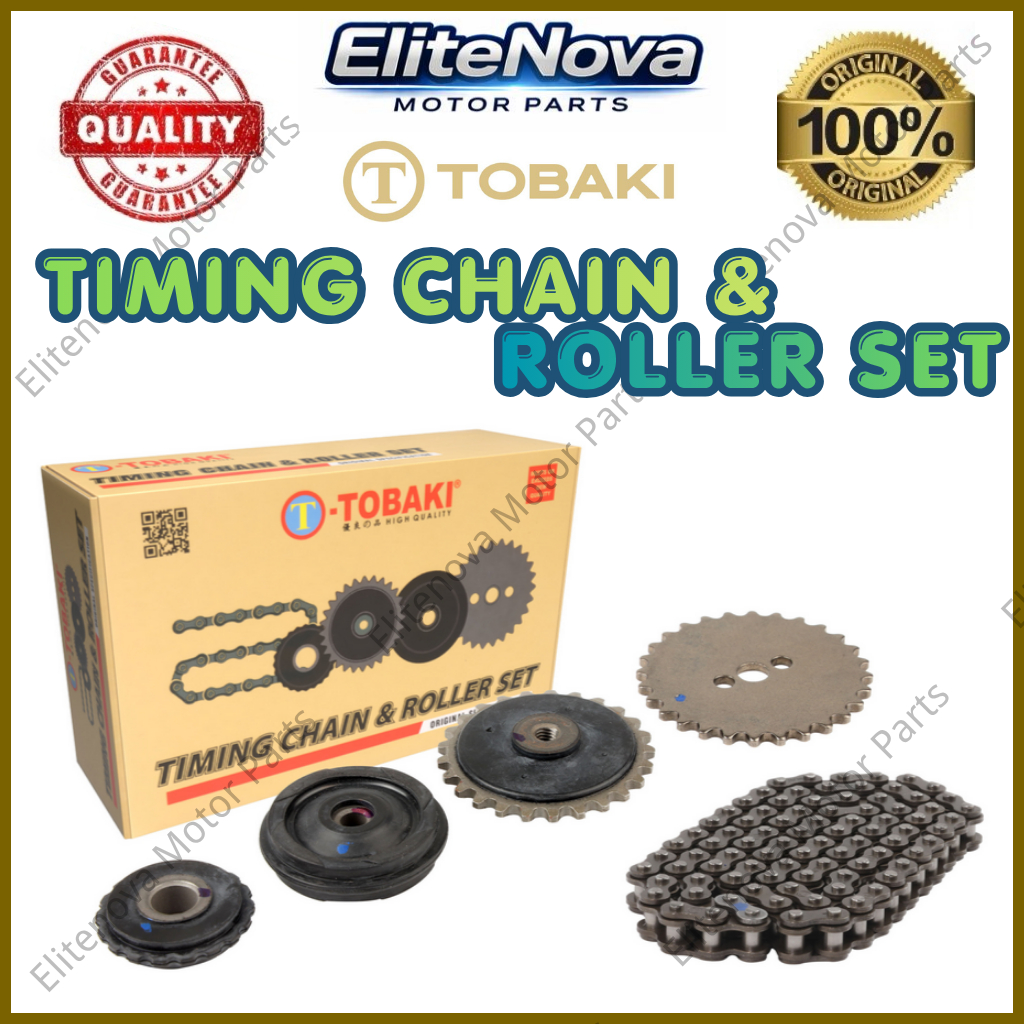 TOBAKI TIMING CHAIN AND ROLLER SET EX5 DREAM110 CLASS WAVE100 WAVE110 ...