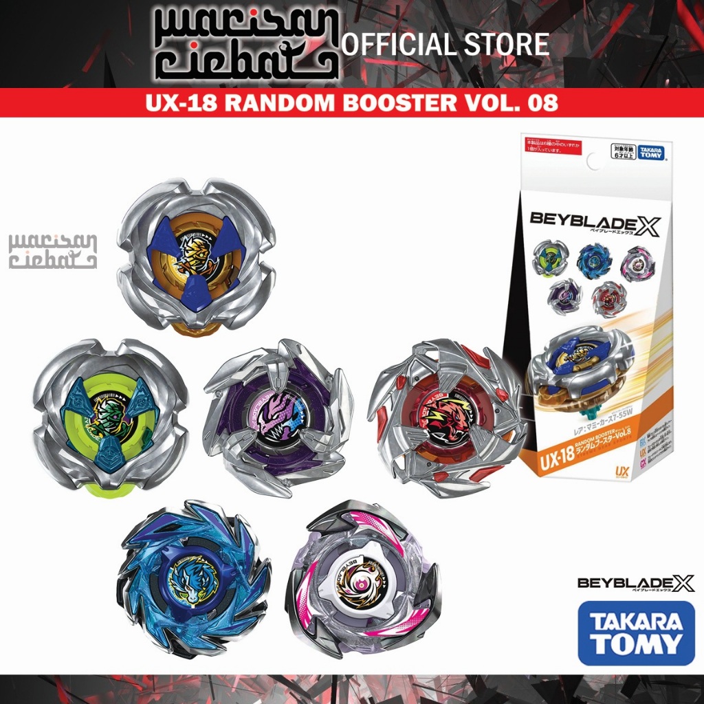 Takara Tomy Beyblade X UX-18 Random Booster Vol. 8 | Shopee Malaysia
