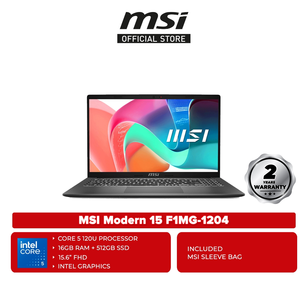 MSI Modern 15 F1MG-1204 15.6