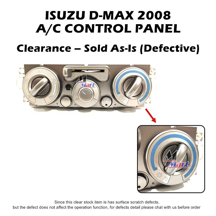 (Clearance - Sold As-Is Surface Defective) Isuzu D-Max 2008 Air Cond ...