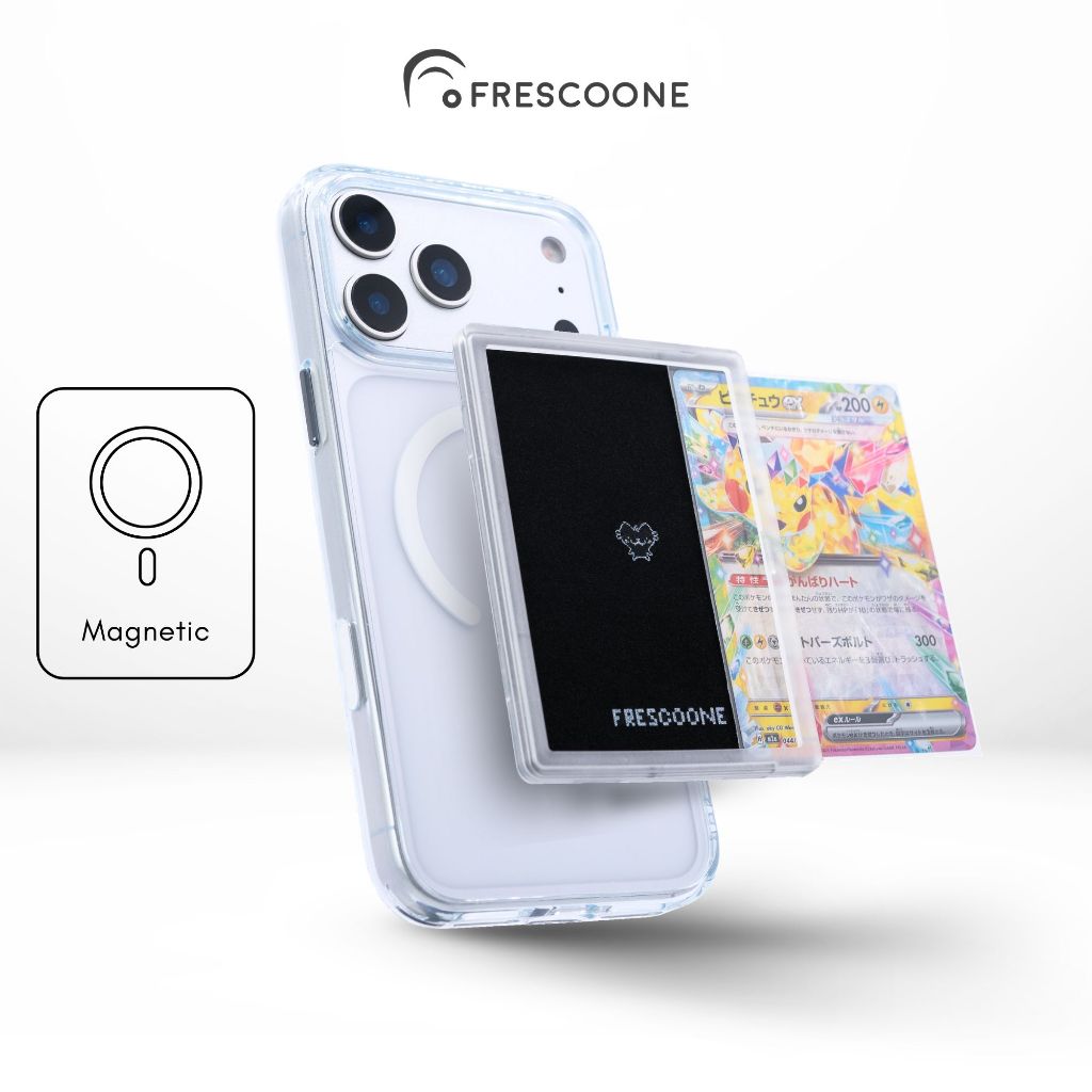 FRESCOONE POKECARD Case Magnetic Clear Card Holder for Pokemon One ...