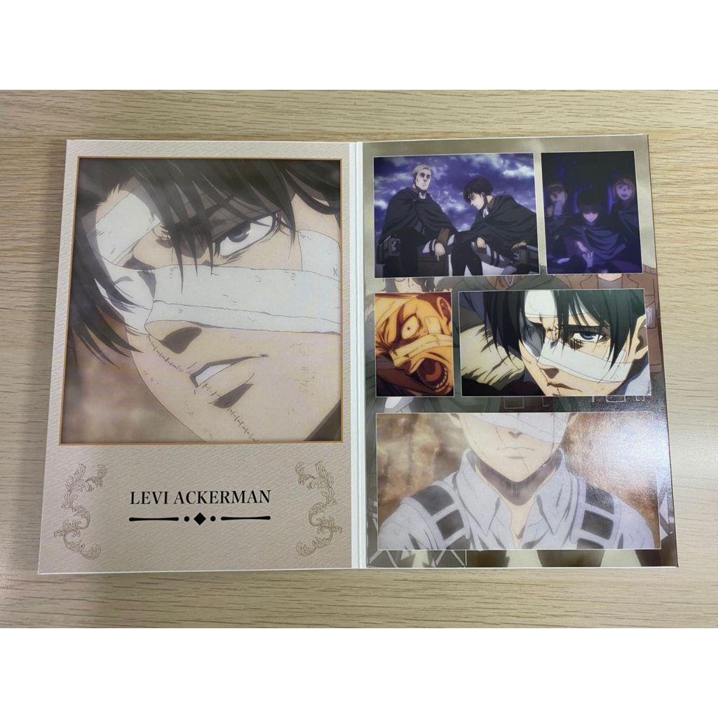 Attack On Titan Official Merchandise 01 EREN LEVI MIKASA ARMIN | Shopee ...