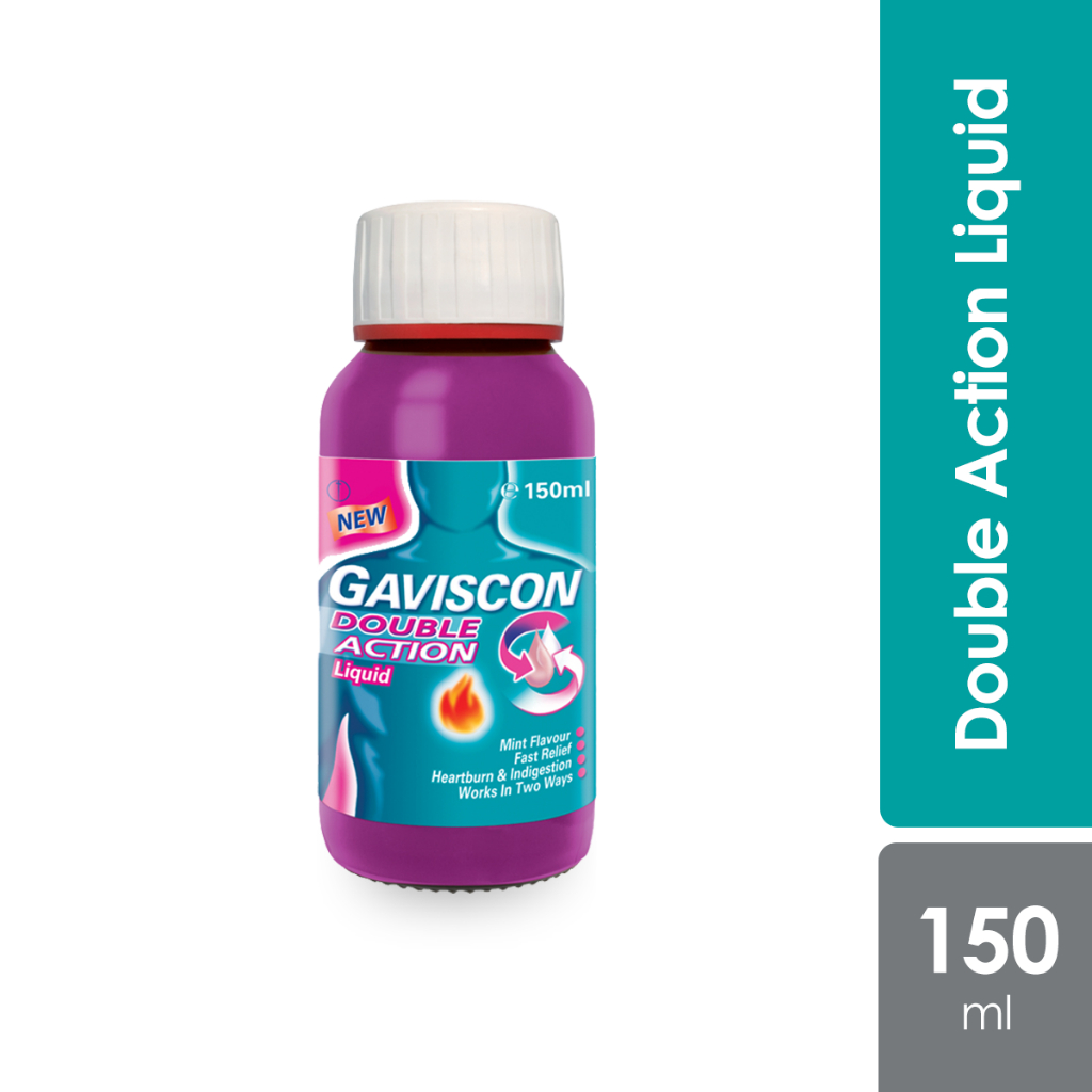 GAVISCON DOUBLE ACTION LIQUID ANTACID 150ML | Shopee Malaysia
