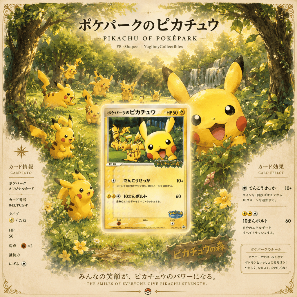Pokepark's Pikachu PROMO 043/PCG-P
