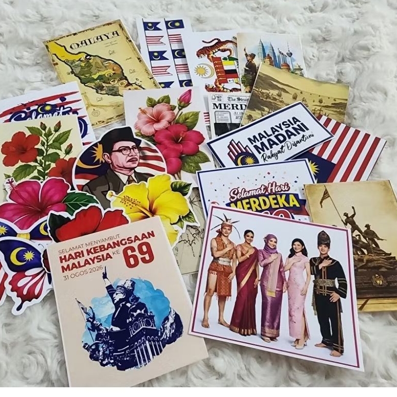 69th Malaysia Merdeka 2026 Journal Planning Folio Stickers | Shopee ...