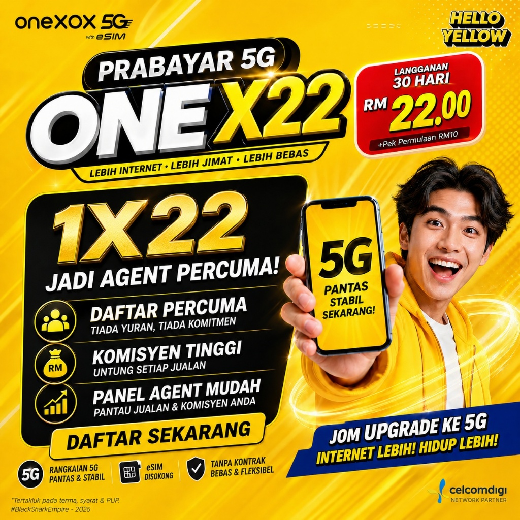 ONEXOX 5G Prepaid Sim Card 1-X22 100GB TERMASUK BULAN PERTAMA | Shopee ...