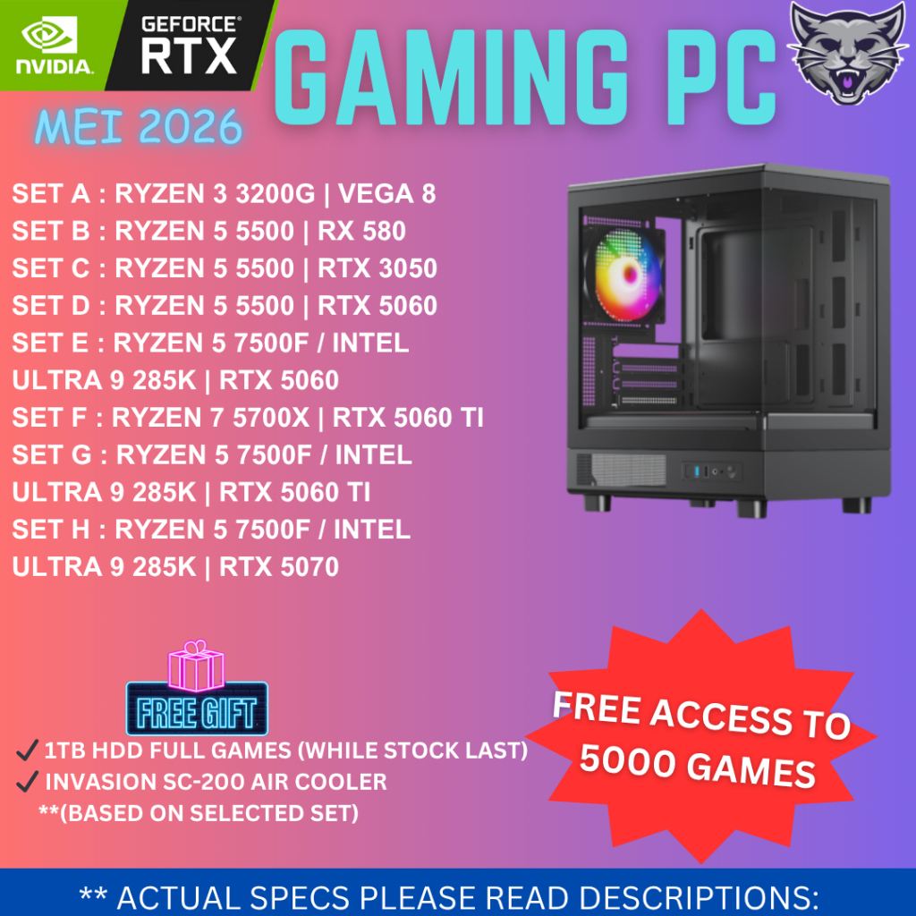 Budget Gaming Pc Prices And Promotions Jun 2026 Shopee Malaysia My 11134207 820lb