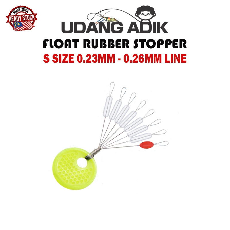 Float Rubber Stopper 5pcs & 10pcs S Size Fishing Prawn Bobber Float ...