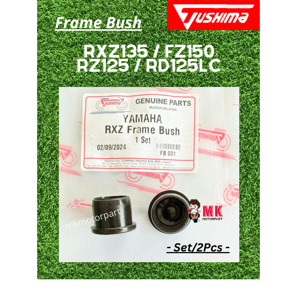 (Tushima) FRAME BUSH Set Yamaha RXZ / RXZ135 Catalyzer / FZ150 / RZ125 ...
