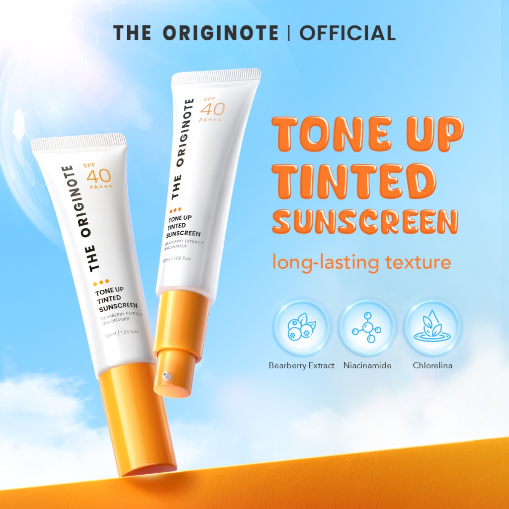 The Originote Tone Up Tinted Sunscreen - SPF 40 PA+++ UV Protect ...