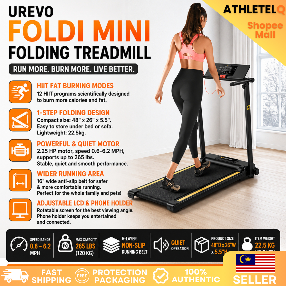 Urevo Foldi mini Treadmill (Most Effective Running Modes of Reducing ...