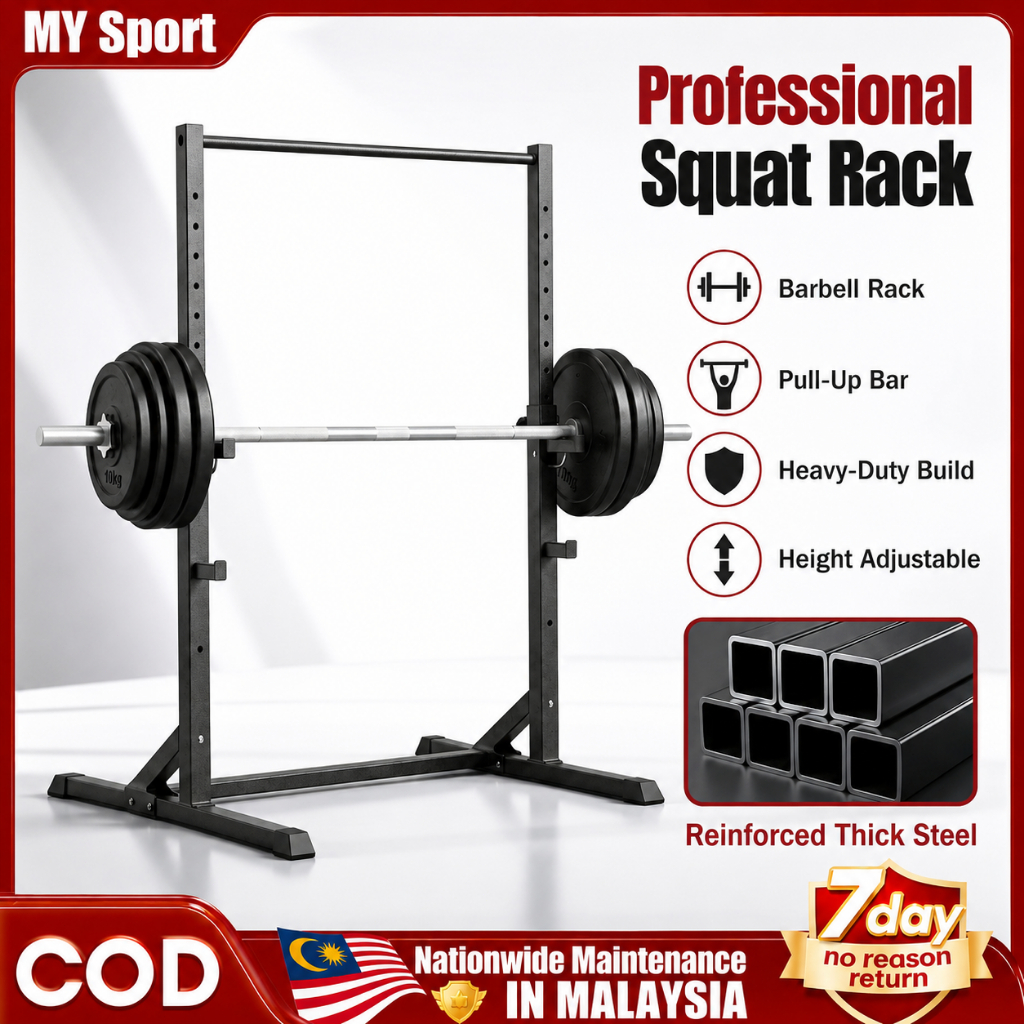 Barbell Rack Pull-up Bar Multifunctional Squat Rack Vertical Horizontal ...