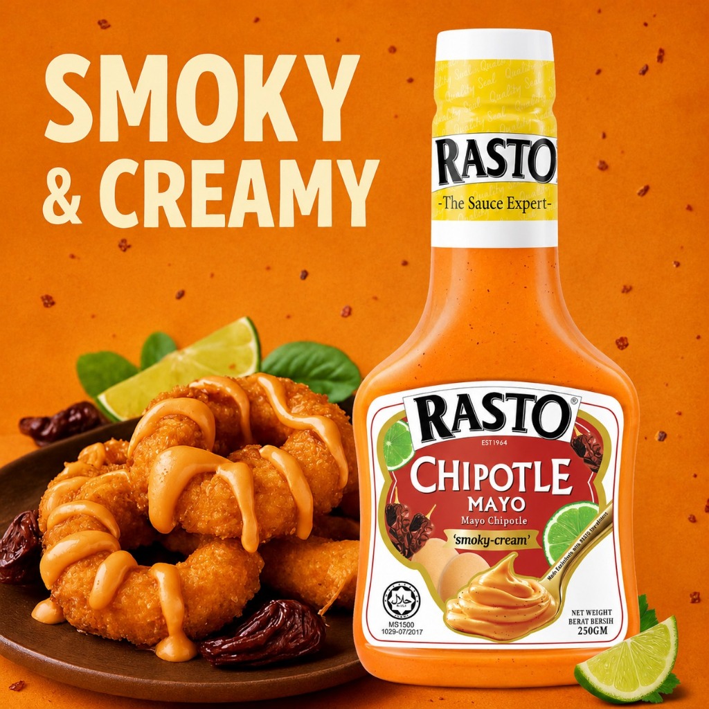RASTO NEW CHIPOTLE MAYO SAUCE 250GM | Shopee Malaysia