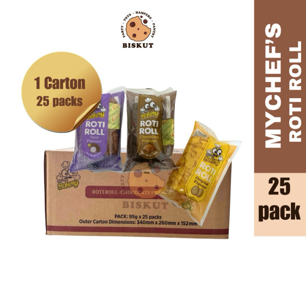 MyChef’s Roti Roll (1 Carton – 25 Packs) | Shopee Malaysia