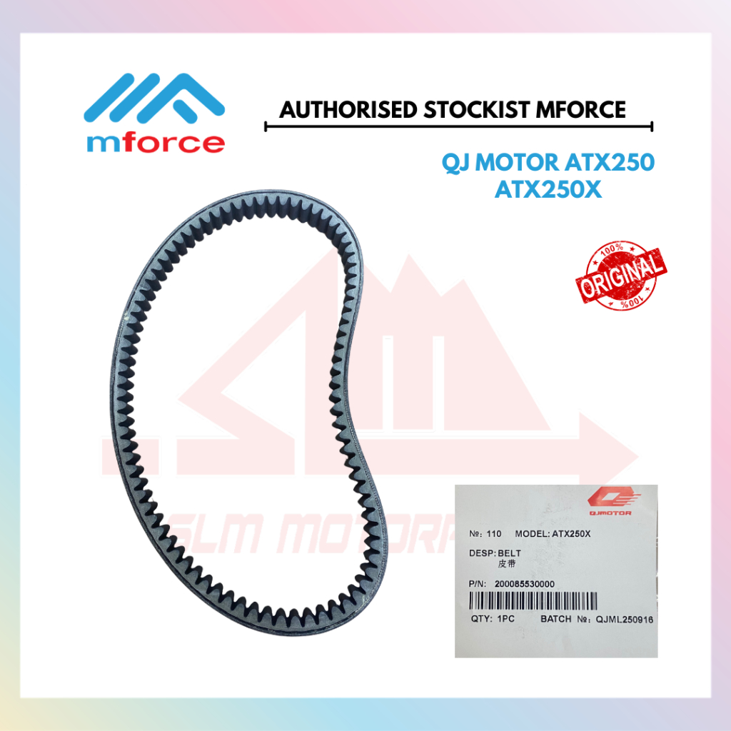 [100% ORIGINAL] QJ MOTOR ATX250 ATX250X BELTING (200085530000) | Shopee ...