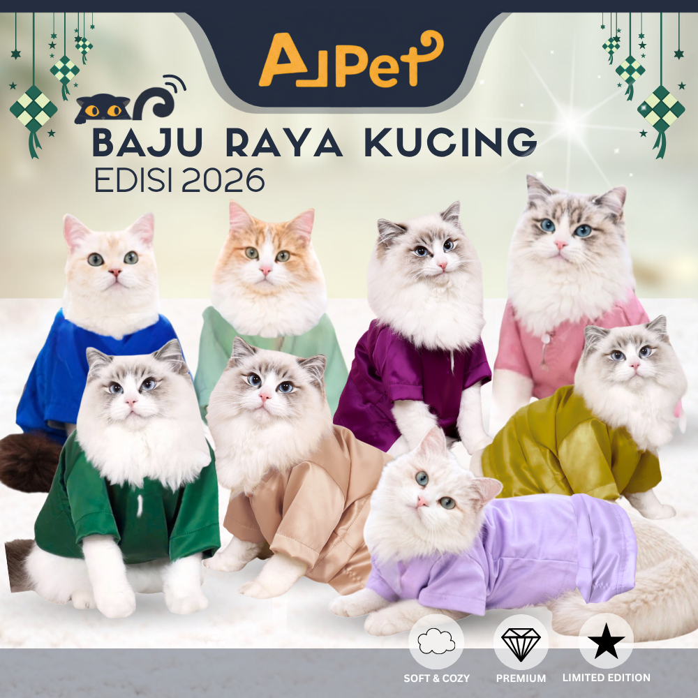 AJPET Baju Raya Kucing